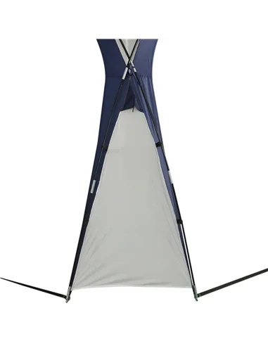 Outsunny Gazebo Party Tent, 3.5x3.5m-Cream/Blue