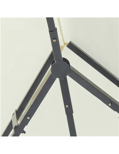 Outsunny 4m x 3(m)Garden Gazebo, Double Roof Outdoor Gazebo Canopy Shelter with Curtains, Solid Steel Frame for Lawn and Deck, B