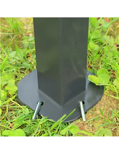 Outsunny 4m x 3(m)Garden Gazebo, Double Roof Outdoor Gazebo Canopy Shelter with Curtains, Solid Steel Frame for Lawn and Deck, B