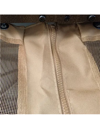 Outsunny 3 x 3(m) Metal Hardtop Gazebo, with Curtains and Accessories - Brown