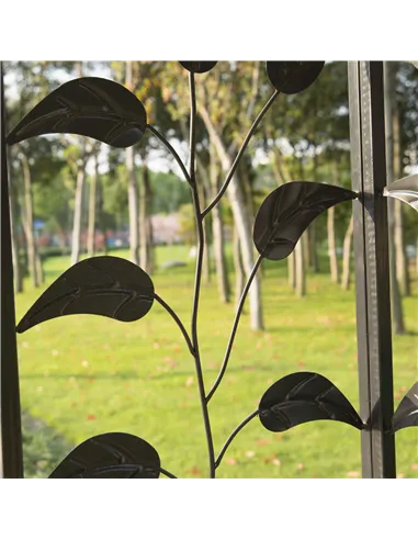 Outsunny 3(m) x 3(m) Garden Gazebo, Double Roof Outdoor Gazebo Canopy Shelter with Netting, Solid Steel Frame, for Garden, Lawn 