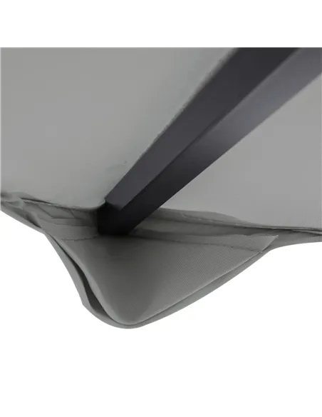 Outsunny 3(m) Gazebo Top Cover Double Tier Canopy Replacement Pavilion Roof Light Grey