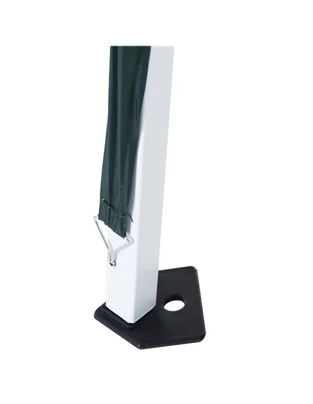 Outsunny 3 M x 3 M Base/ 2.5 M x 2.5 M Top Pop Up Gazebo with Carry Bag, Height Adjustable Slant Leg Party Tent Instant Event Sh