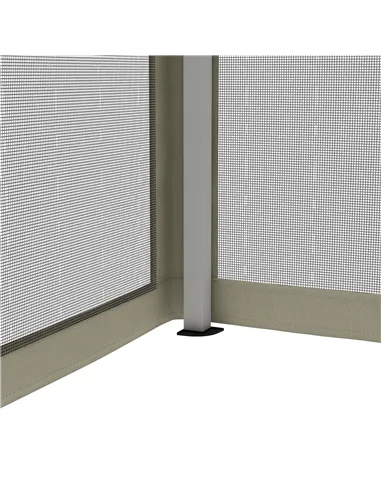 Outsunny 3 x 3(m) Pop Up Gazebo with 4 Mesh Sides and Carry Bag, Height Adjustable Party Canopy Tent, Portable Garden Outdoor