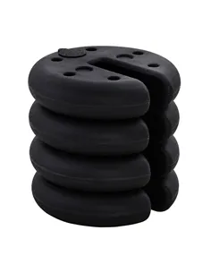 Outsunny Pop up Canopy Weight Set of 4, Heavy Duty Sand Fillable Tent Leg Weights for Marquee Party Tent Canopy, Total 20kg