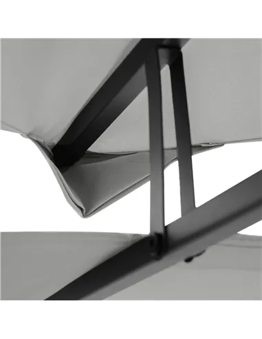 Outsunny Gazebo Roof Replacement, for 3 x 4m Frames - Light Grey