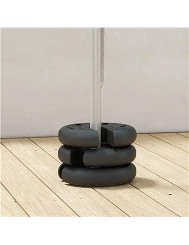 Outsunny Pop up Canopy Tent Weights Set of 4 PCs, Leg Weights for Marquee Party Tent Outdoor Canopy, Total 8.8KG