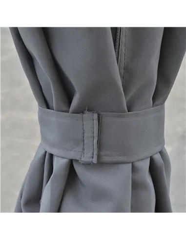 Outsunny 4 x 3(m) Outdoor Hardtop Gazebo with Curtains, Lean to Aluminium Pergola with Polycarbonate Roof, Garden Pavilion Sun S