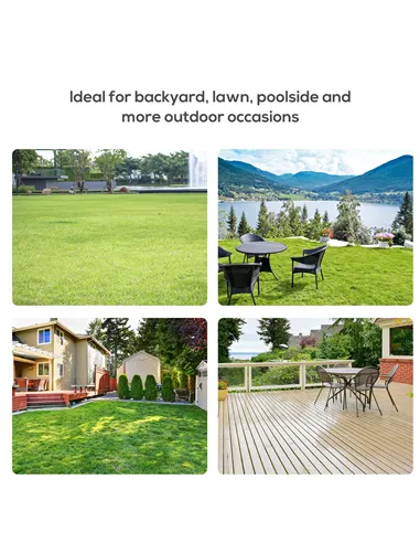 Outsunny 3(M)x3(M) Garden Gazebo Double Top Outdoor Canopy Patio Event Party Wedding Tent Backyard Sun Shade with Netting - Crea