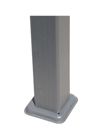 Outsunny 3 x 3(m) Aluminium Pergola Canopy Gazebo Awning Outdoor Garden Sun Shade Shelter Marquee Party BBQ, Brown