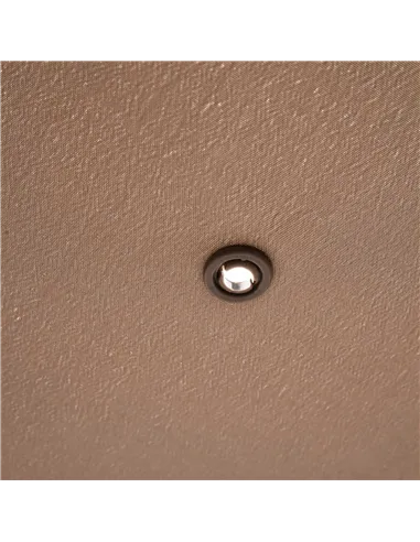 Outsunny 3 x 3(m) Aluminium Pergola Canopy Gazebo Awning Outdoor Garden Sun Shade Shelter Marquee Party BBQ, Brown