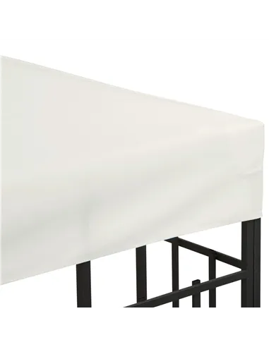 Outsunny Gazebo Replacement Canopy 3x3 m-Cream White
