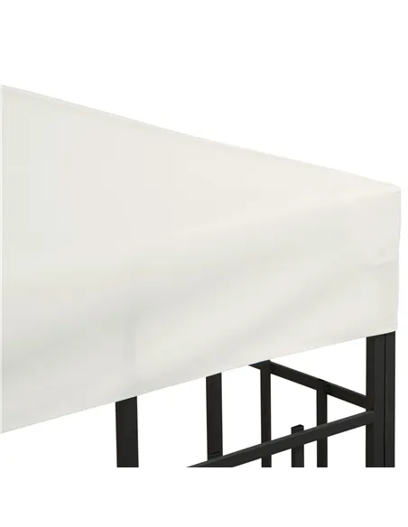 Outsunny Gazebo Replacement Canopy 3x3 m-Cream White