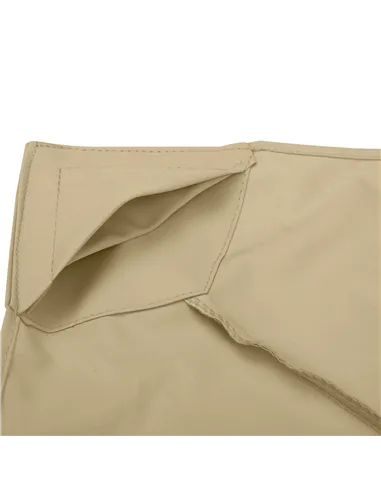 Outsunny 3(m) Gazebo Top Cover Double Tier Canopy Replacement Pavilion Roof Deep Beige