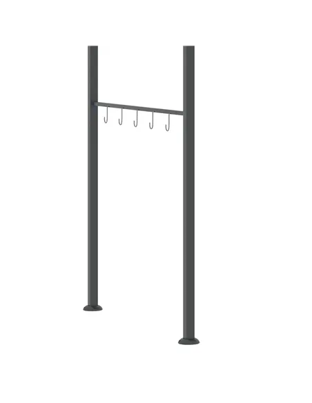 Outsunny 2.2 x 1.5 m BBQ Grill Gazebo Tent, Garden Grill with Metal Frame, Curved Canopy and 10 Hooks, Outdoor Sun Shade, Grey