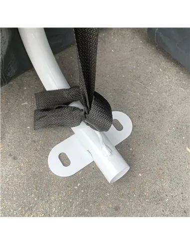 Outsunny 9 X 7.5ft Temporary Outdoor Equipment Shed - Dark Grey