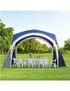 Outsunny 3.5 x 3.5M Camping Gazebo, Outdoor Event Shelter Dome Tent Garden Sun Shelter Patio Spire Arc Pavilion Camp Sun Shade T 2