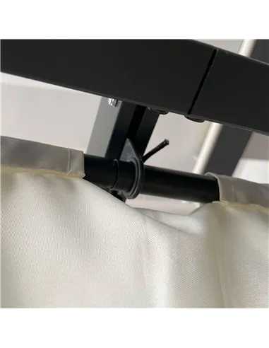 Outsunny 4 x 3(m) Aluminium Pergola with Retractable Roof, Garden Gazebo Canopy Shelter for Outdoor, Patio, Cream White