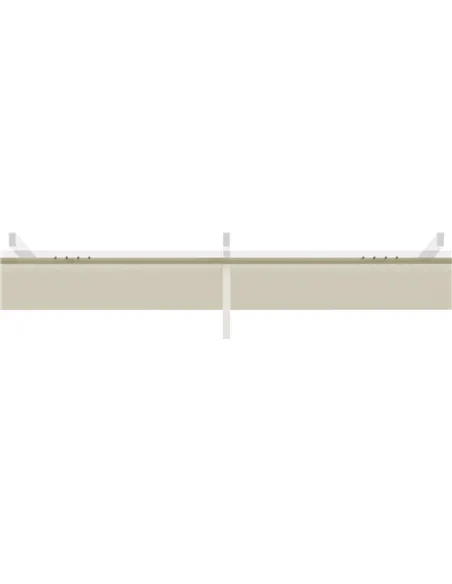 Outsunny Retractable Pergola Shade Cover, Replacement Canopy for 4 x 3 (m) Pergola, Retractable Roof, Cream White