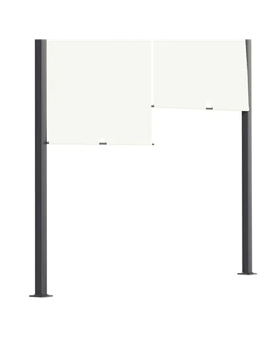 Outsunny 3 x 4m Outdoor Garden Pergola - Cream White