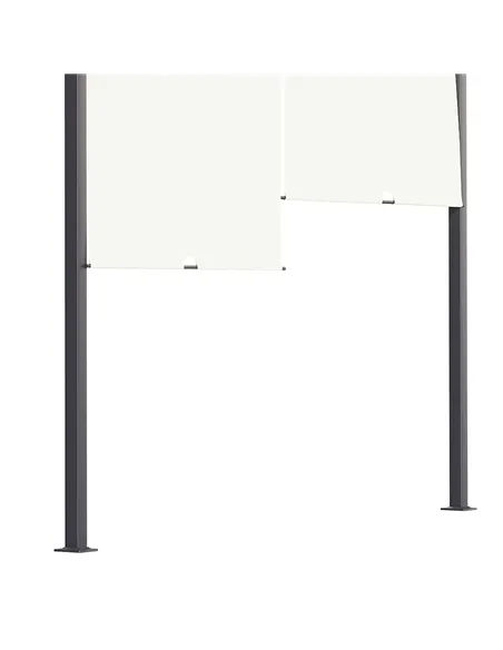 Outsunny 3 x 4m Outdoor Garden Pergola - Cream White