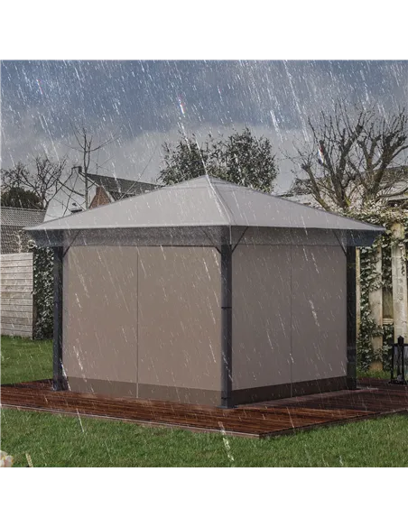 Outsunny 3 x 3 (m) Gazebo Protective Cover, Waterproof Cover for Gazebo, Canopy, and Tent