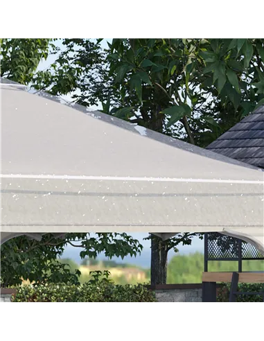 Outsunny 3 x 3 (m) Gazebo Protective Cover, Waterproof Cover for Gazebo, Canopy, and Tent