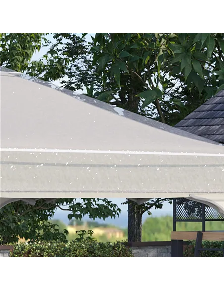 Outsunny 3 x 3 (m) Gazebo Protective Cover, Waterproof Cover for Gazebo, Canopy, and Tent