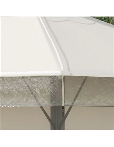 Outsunny 3 x 3 (m) Gazebo Protective Cover, Waterproof Cover for Gazebo, Canopy, and Tent