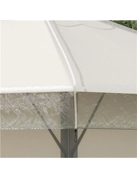 Outsunny 3 x 3 (m) Gazebo Protective Cover, Waterproof Cover for Gazebo, Canopy, and Tent