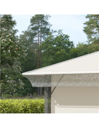 Outsunny 3 x 3 (m) Gazebo Protective Cover, Waterproof Cover for Gazebo, Canopy, and Tent