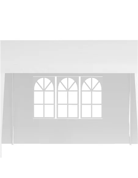 Outsunny Garden Gazebo Marquee Party Wedding Tent Canopy (9m x 3m) - White