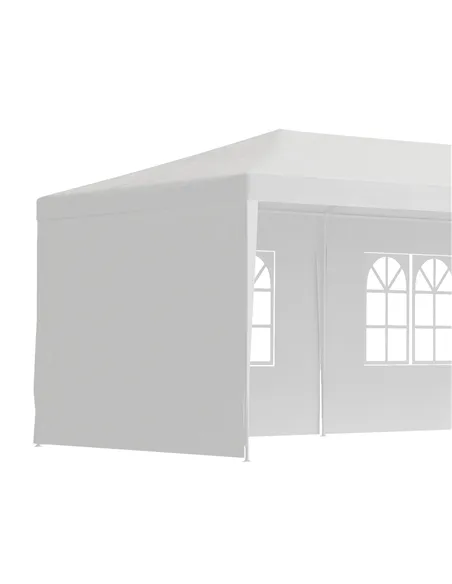 Outsunny Garden Gazebo Marquee Party Wedding Tent Canopy (9m x 3m) - White