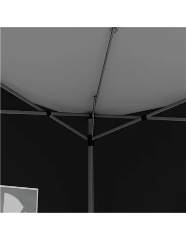 Outsunny 3 x 3(m) Pop Up Gazebo, Water and UV Resistant Party Tent Camping Canopy Marquee with  Carry Bag, Black