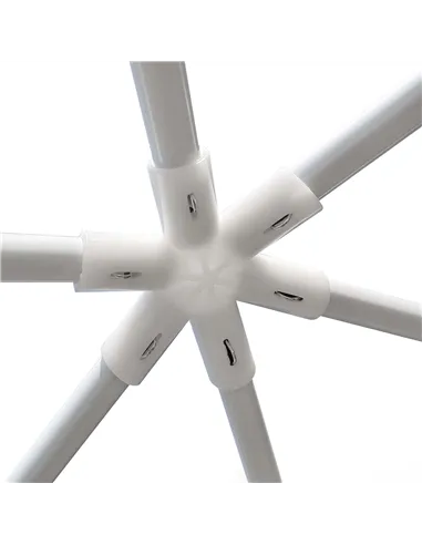 Outsunny Hexagonal Garden Gazebo Patio Party Outdoor Canopy Tent Sun Shelter with Mosquito Netting and Zipped Door, Brown