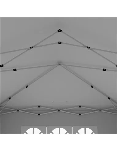 Outsunny 3 x 6 m Garden Pop Up Gazebo, Wedding Party Tent Marquee, Water Resistant Awning Canopy with Sidewalls, Windows, Carry 