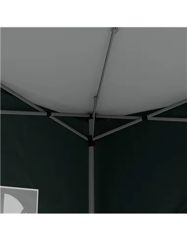 Outsunny 3 x 3m Pop Up Gazebo, Wedding Party Canopy Tent Marquee with Carry Bag and Windows, Green