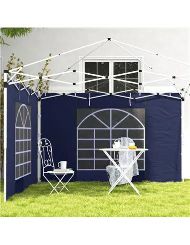 Outsunny Set of Two 195 x 295cm Replacement Gazebo Side Walls - Blue