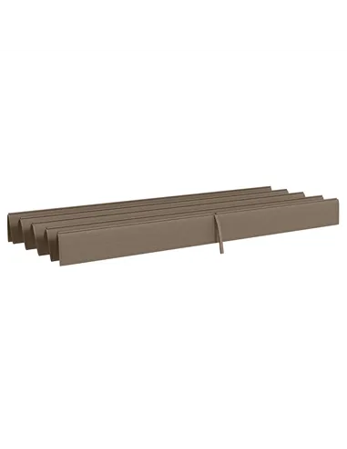 Outsunny Pergola Roof, Retractable Sun Shade Cover for 2.85 x 2m Pergola, UV30+ Protected, Coffee