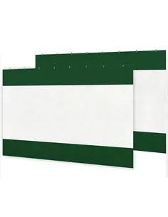 Outsunny Set of Two 3 x 2m Replacement Pergola Panels - Green