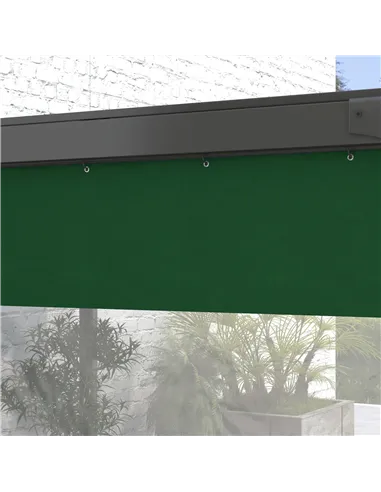 Outsunny Set of Two 3 x 2m Replacement Pergola Panels - Green