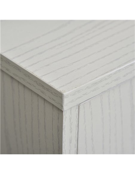 HOMCOM Kitchen Storage Unit, Modern Microwave Stand Trolley Cart, Sideboard with Cabinet,  Locking Wheels, Shelf for Living Room