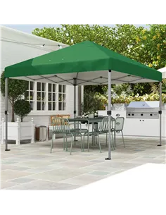 Outsunny 3 x 3m Pop-Up Gazebo, with Accessories - Green 2