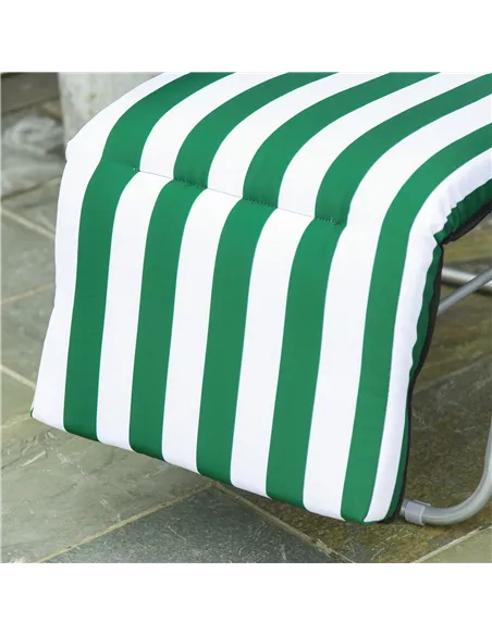 Outsunny 2 Pieces Outdoor Sun Lounger Set with Cushions, Patio Folding 5-Level   Adjustable Backrest Recliner Chairs Set of 2 wi