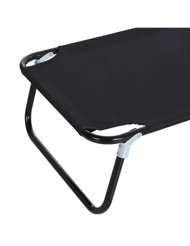 Outsunny Foldable Sun Lounger with 5-Position Adjustable Backrest, Outdoor Portable Recliner Chaise Lounge Chair with Breathable