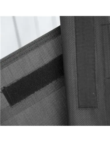 Outsunny Sun Lounger Reclining Chair Portable Armchair with Pillow for Garden Patio Outside Aluminium Frame, Black