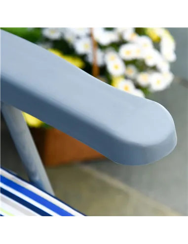 Outsunny Reclining Garden Chair Set of 2, 5-Level Adjustable Zero Gravity Chairs with Cushions, Folding Sun Lounger Garden Recli