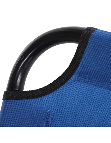 Outsunny Foldable Sun Lounger with 5-Position Adjustable Backrest, Outdoor Portable Recliner Chaise Lounge Chair with Breathable