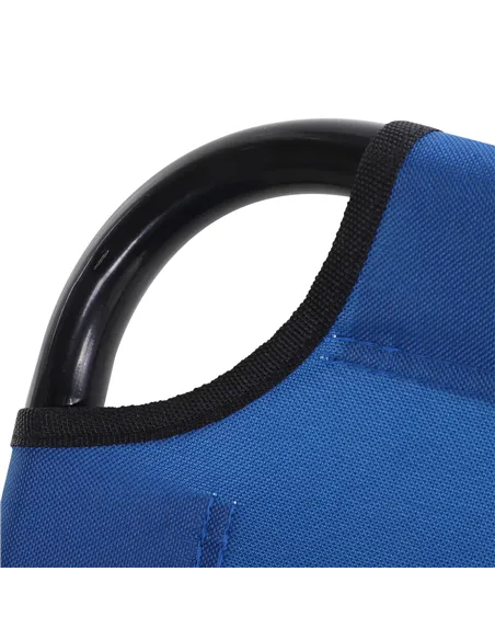 Outsunny Foldable Sun Lounger with 5-Position Adjustable Backrest, Outdoor Portable Recliner Chaise Lounge Chair with Breathable