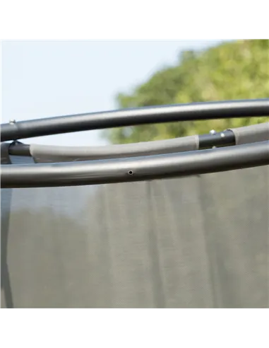 Outsunny Double Sun Lounger, Rocking Lounger Sunbed Daybed with Armrest and Headrest Pillow, for Two, For Outdoor Patio Garden, 